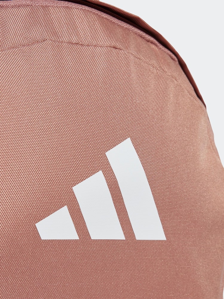Czerwony - adidas Classic 3 Bar Logo Backpack - Image 4 of 5