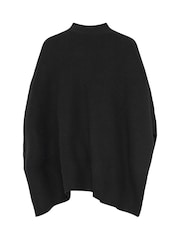 Қара - Evans Ribbed Button Detail Coverup - 6суретінің 5 суреті