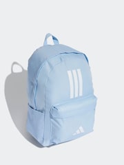 adidas Light Blue Classic 3 Bar Logo Backpack - Image 1 of 5