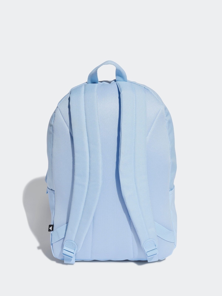 adidas Light Blue Classic 3 Bar Logo Backpack - Image 2 of 5