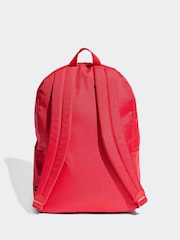 أحمر داكن - adidas Classic 3 Bar Logo Backpack - صورة 3 من 6