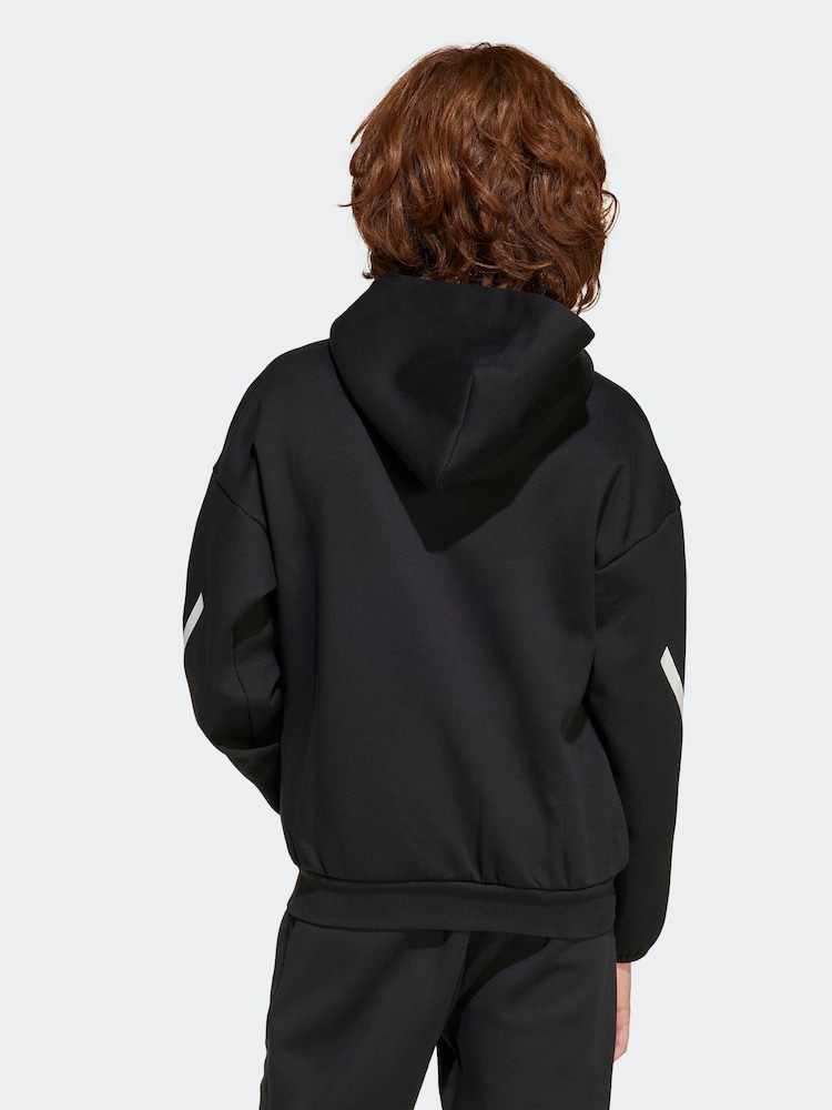 adidas Black Junior Hoodies - Image 2 of 6