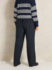Evans Blue Tailored Wide Leg Trousers - Image 3 of 6