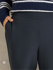 Evans Blue Tailored Wide Leg Trousers - Image 4 of 6