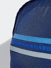 adidas Blue Classic 3 Stripe Backpack - Image 4 of 5