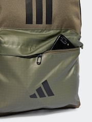 adidas Green Classic 3 Bar Logo Backpack - Image 4 of 5