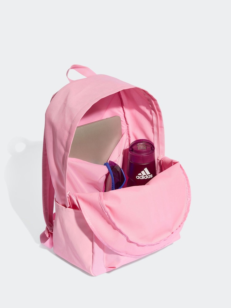Rose - adidas Classic 3 Bar Logo Backpack - Image 4 of 6