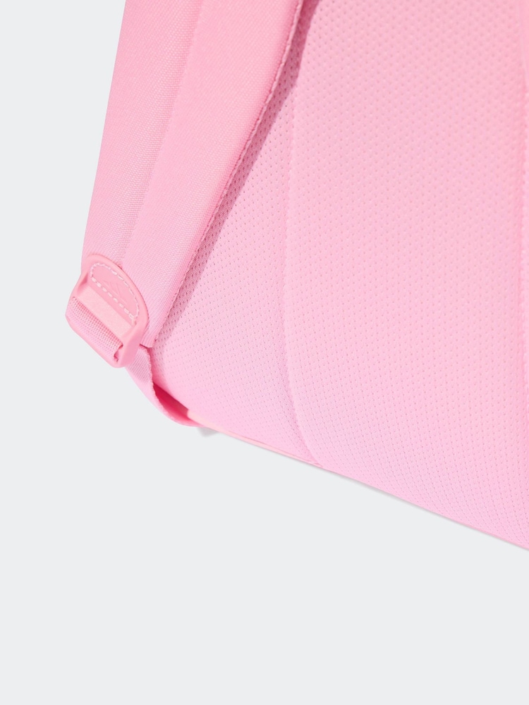 adidas Pink Classic 3 Bar Logo Backpack - Image 6 of 6