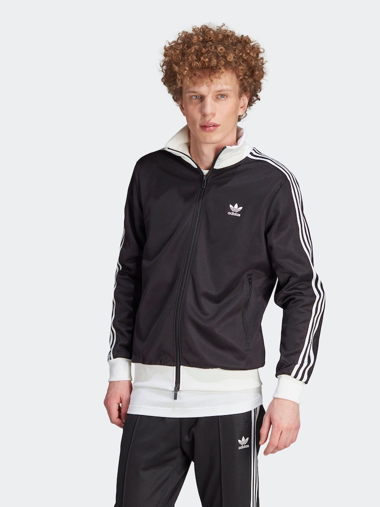 adidas Originals Black Adicolor Classics Beckenbauer Sweatshirt - Image 1 of 7