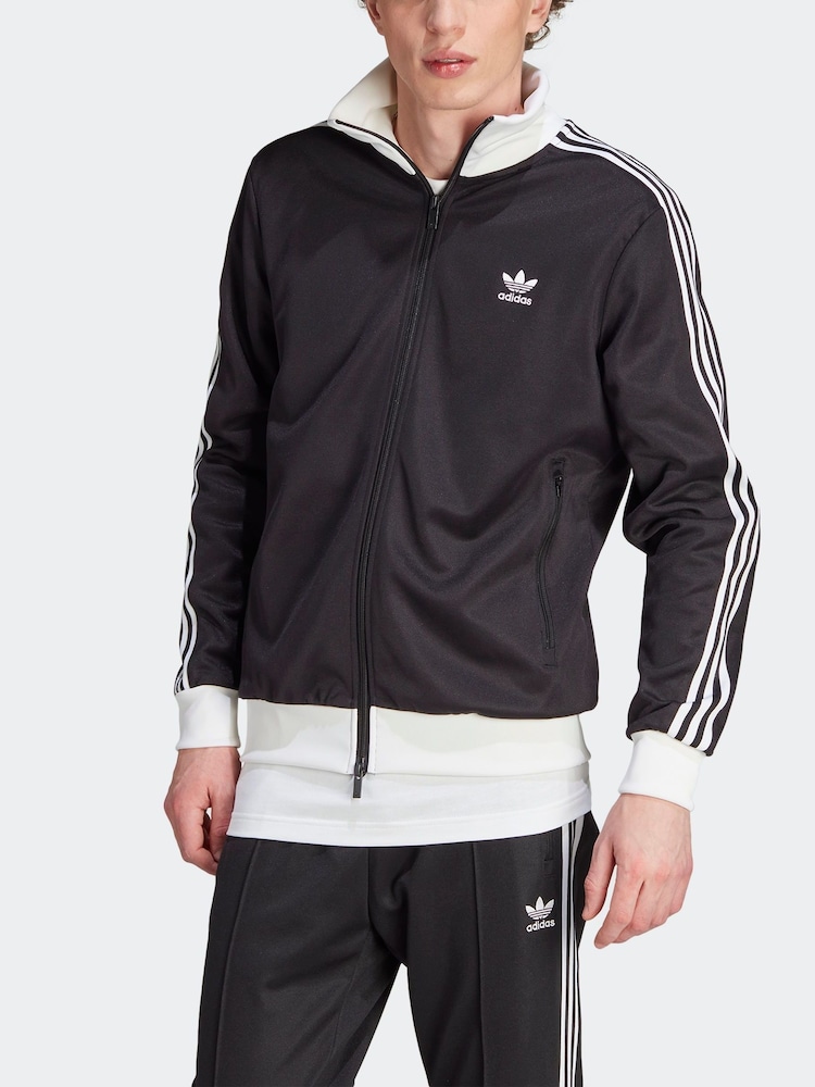 adidas Originals Black Adicolor Classics Beckenbauer Sweatshirt - Image 2 of 7