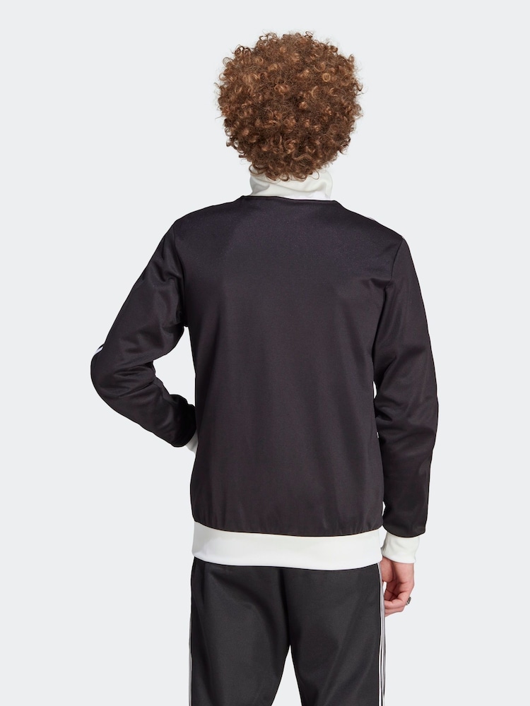 adidas Originals Black Adicolor Classics Beckenbauer Track Top - Image 3 of 7