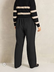 Evans Black Tailored Wide Leg Trousers - Image 3 of 6