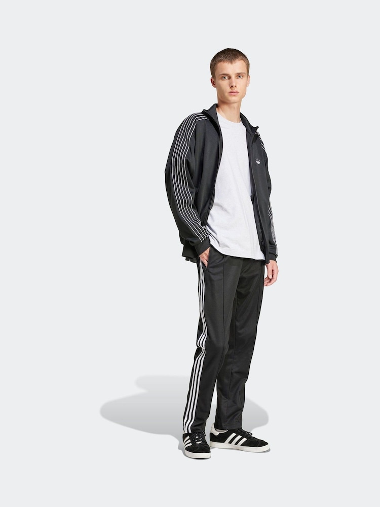 adidas Originals Black 100% Cotton Classic Joggers - Image 3 of 6