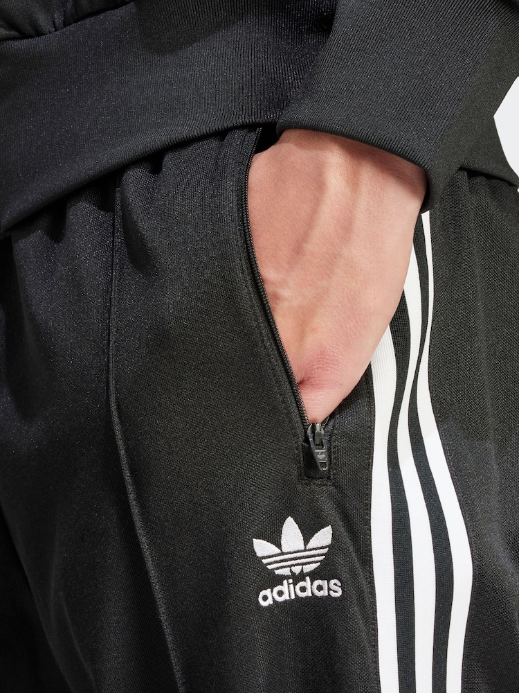 adidas Originals Black 100% Cotton Classic Joggers - Image 4 of 6