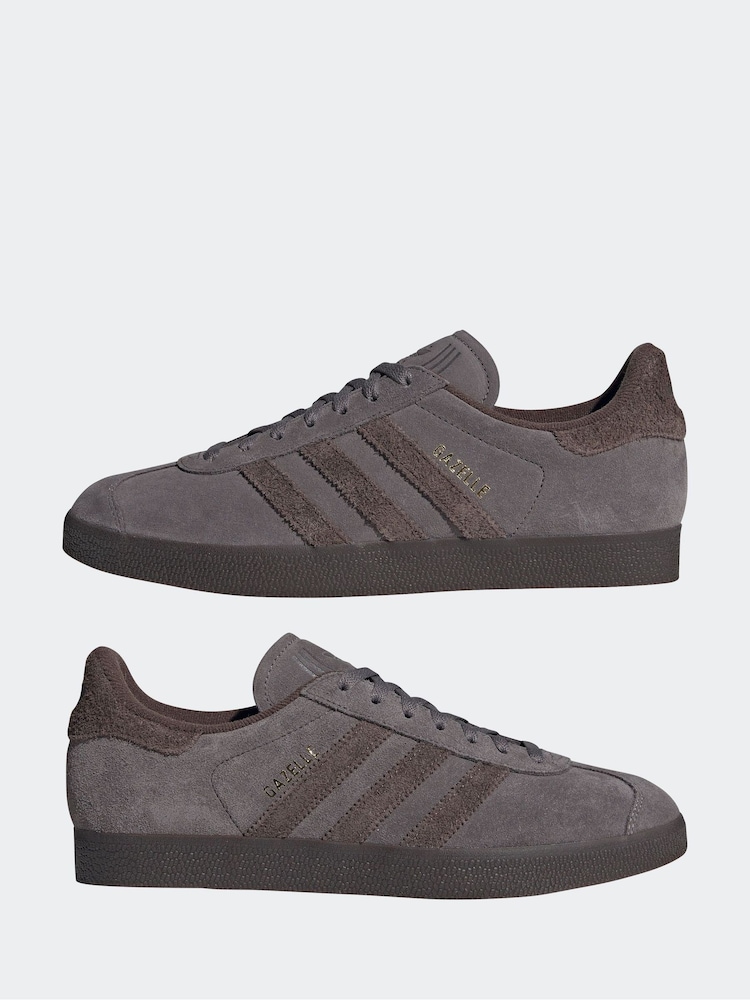 بني فاتح - حذاء رياضي Gazelle من adidas Originals - Image 5 of 9