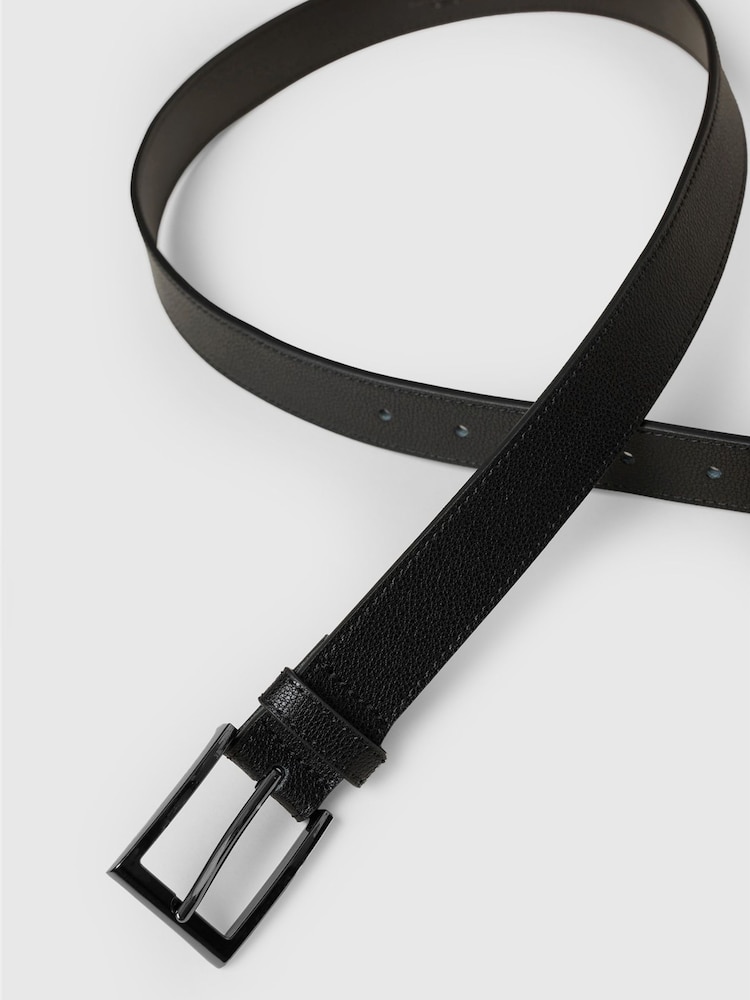 Antique Rogue Black Cooper Leather Belt - Image 2 of 2
