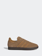 adidas Originals Light Brown Gazelle Trainers - Image 1 of 8