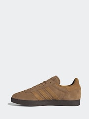 adidas Originals Light Brown Gazelle Trainers - Image 2 of 8