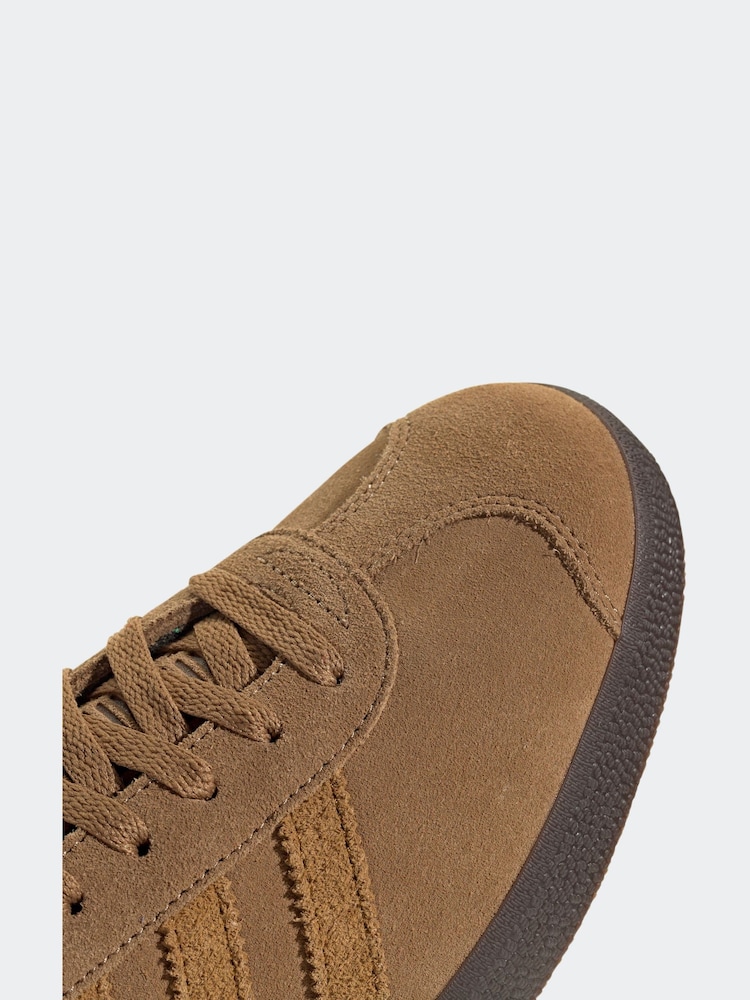 adidas Originals Light Brown Gazelle Trainers - Image 7 of 8