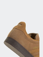 adidas Originals Light Brown Gazelle Trainers - Image 8 of 8