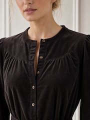 Aspiga Brown Cord Midi Dress - Image 4 of 4