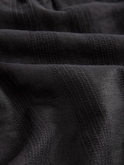 Schwarz - Shorts aus Leinenmischung - Bild 5 von 5