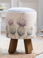 Voyage Maison Heather Monty Thistle Glen Floral Footstool - Image 1 of 3
