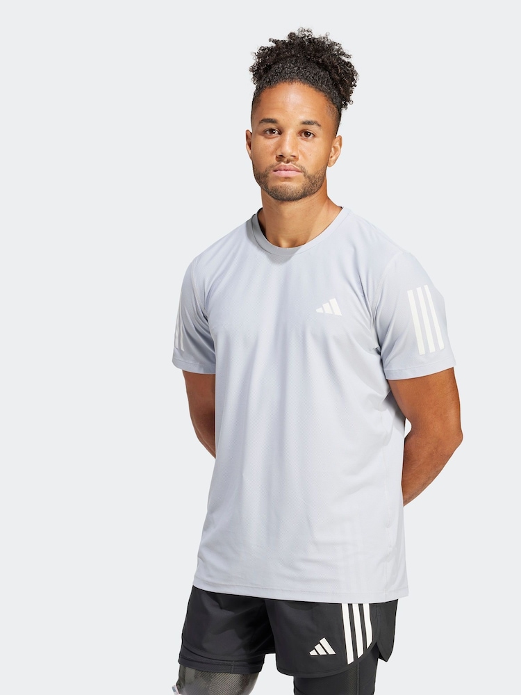 رمادي - تي شيرت Own The Run من adidas - صورة 1 من 7 رمادي - تي شيرت Own The Run من adidas - صورة 1 من 7