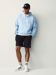 adidas Blue Essentials Feelcozy Fleece Hoodie - Image 2 of 6