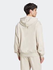 adidas Grey Essentials Feelcozy Fleece Hoodie - Image 2 of 6
