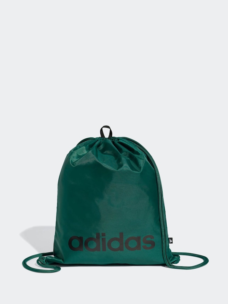 adidas Green Linear Gymsack - Image 1 of 4 adidas Green Linear Gymsack - Image 1 of 4