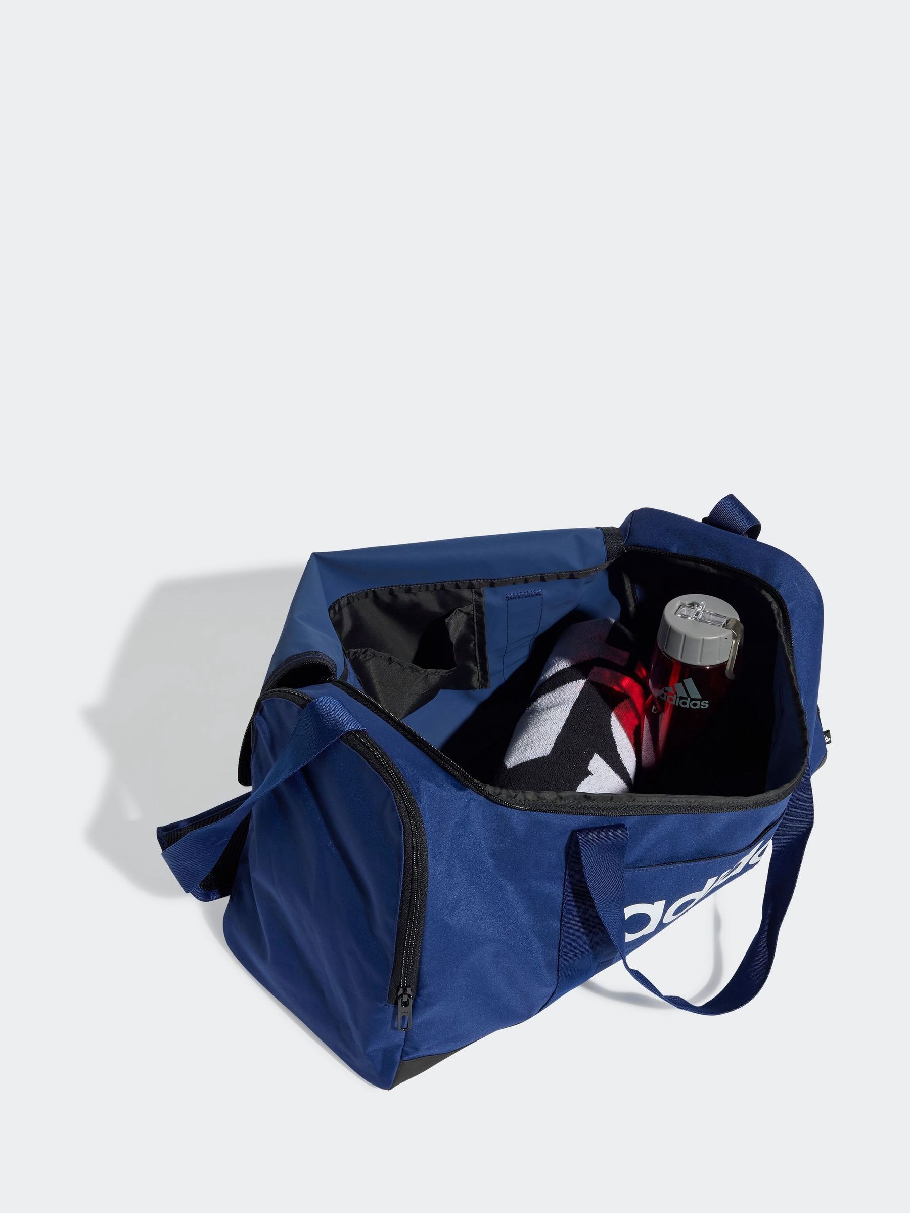Next：日本 ブルー - adidas リニア ミディアム ダッフルバッグ from