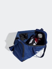 adidas Blue Linear Duffle Bag - Image 3 of 5