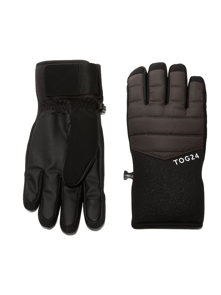 Tog 24 Chocolate Brown Adventure Waterproof Insulated Ski Gloves - Image 3 of 3 Tog 24 Chocolate Brown Adventure Waterproof Insulated Ski Gloves - Image 3 of 3