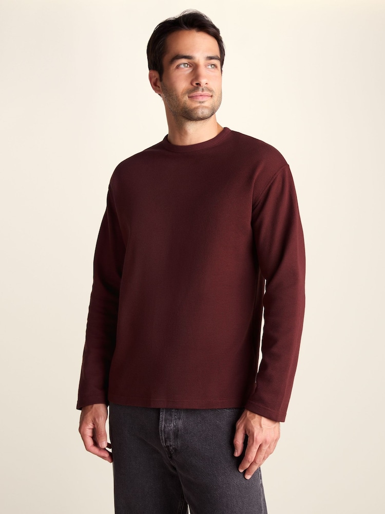Tog 24 Brown Ainsdale Long Sleeve T-Shirt - Image 1 of 6 Tog 24 Brown Ainsdale Long Sleeve T-Shirt - Image 1 of 6