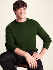 Tog 24 Green Chesney Crew Neck Knit Jumper - Image 4 of 6