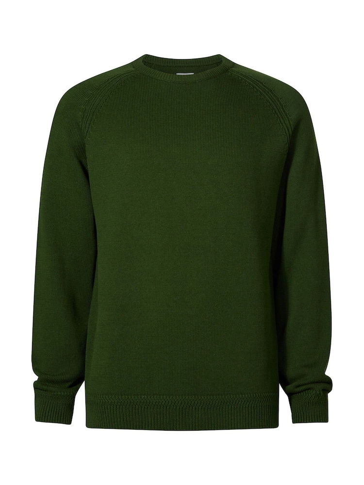Tog 24 Green Chesney Crew Neck Knit Jumper - Image 6 of 6 Tog 24 Green Chesney Crew Neck Knit Jumper - Image 6 of 6
