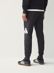 adidas Black Essentials Big Logo French Terry Joggers - Image 2 of 6