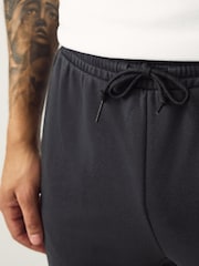 adidas Black Essentials Big Logo French Terry Joggers - Image 4 of 6
