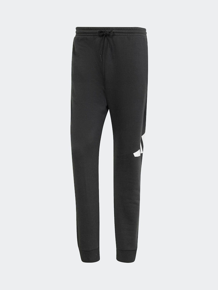 adidas Black Essentials Big Logo French Terry Joggers - Image 6 of 6