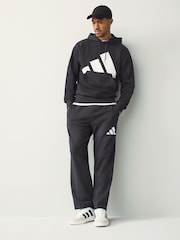 adidas Black Essentials Big Logo French Terry Hoodie - Image 3 of 6