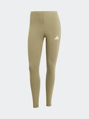 adidas Green 3 Stripe Leggings - Image 10 of 10