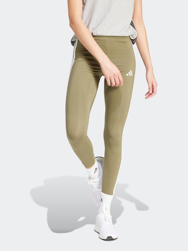 Groen - adidas legging met 3-Stripe - Image 6 of 10
