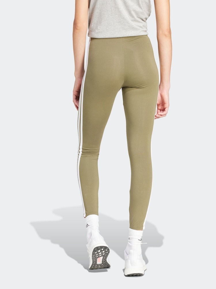 Groen - adidas legging met 3-Stripe - Image 7 of 10