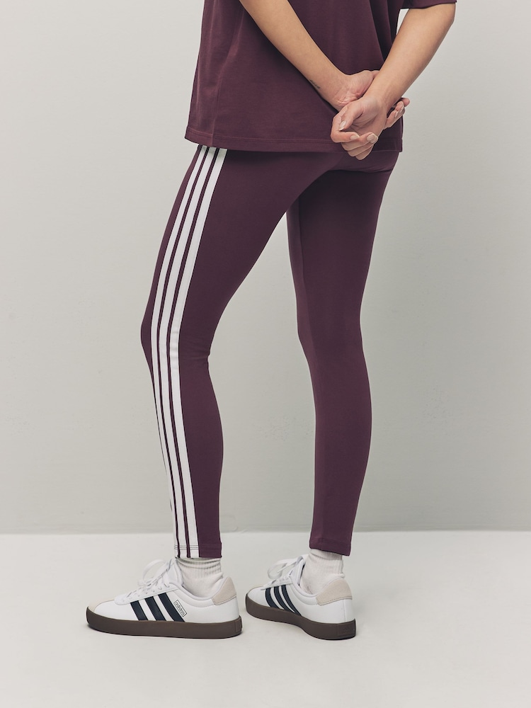 Rood - adidas legging met 3-Stripe - Image 3 of 4