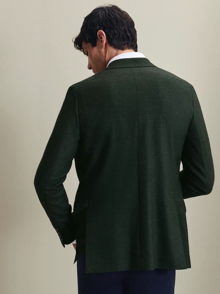 Charles Tyrwhitt Green Wool Texture Slim Fit Jacket - Image 2 of 6 Charles Tyrwhitt Green Wool Texture Slim Fit Jacket - Image 2 of 6