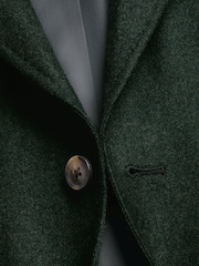 Charles Tyrwhitt Green Wool Texture Slim Fit Jacket - Image 6 of 6