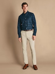 Charles Tyrwhitt Natural Stone Slim Fit Ultimate Non-Iron Chino - Image 3 of 7