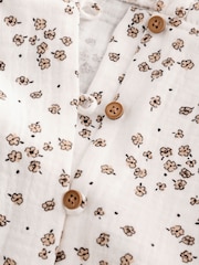 Mono Printed 100% Cotton Blouse and Co-ord Trousers Set (3mths-8yrs) - Image 7 of 8