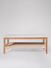 Swoon White Folke White Marble Coffee Table - Image 2 of 7